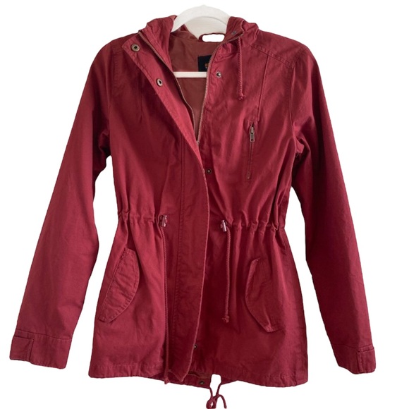 Ambiance Jackets & Coats Ambiance Anorak Hooded Utility Jacket